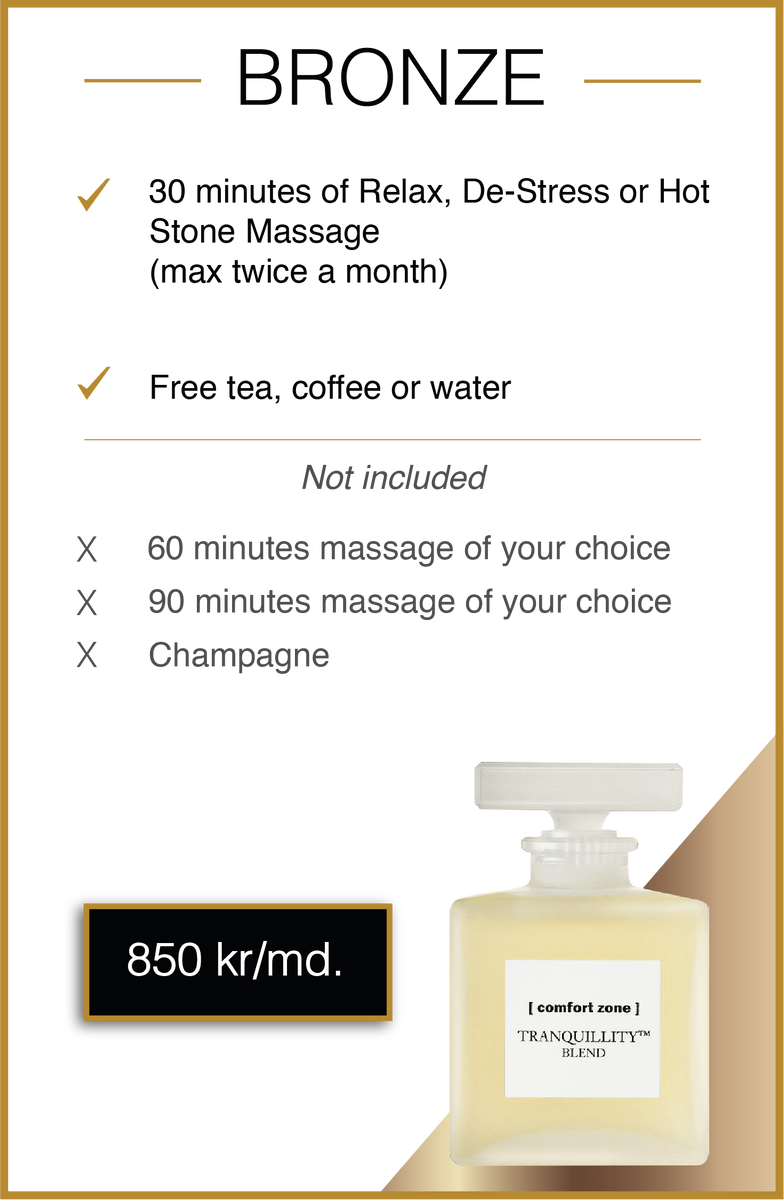 Massage Bronze Subscription STATEMENT COPENHAGEN Statement Copenhagen